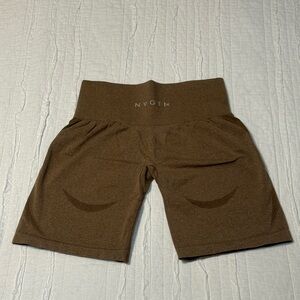 NVGTN Women's Light Brown Seamless Shorts
